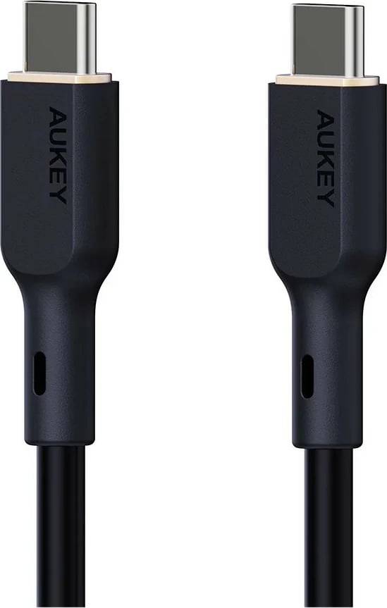Kabllo USB-C në USB-C AUKEY CB-SCC241, 1m, 240W, Silikon, E zezë