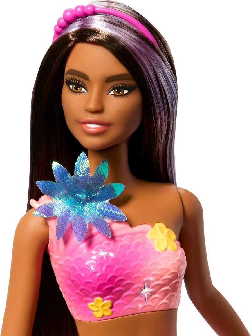 Kukull Barbie Mattel Blooming Flowers, sirenë, JDM71/JDM73