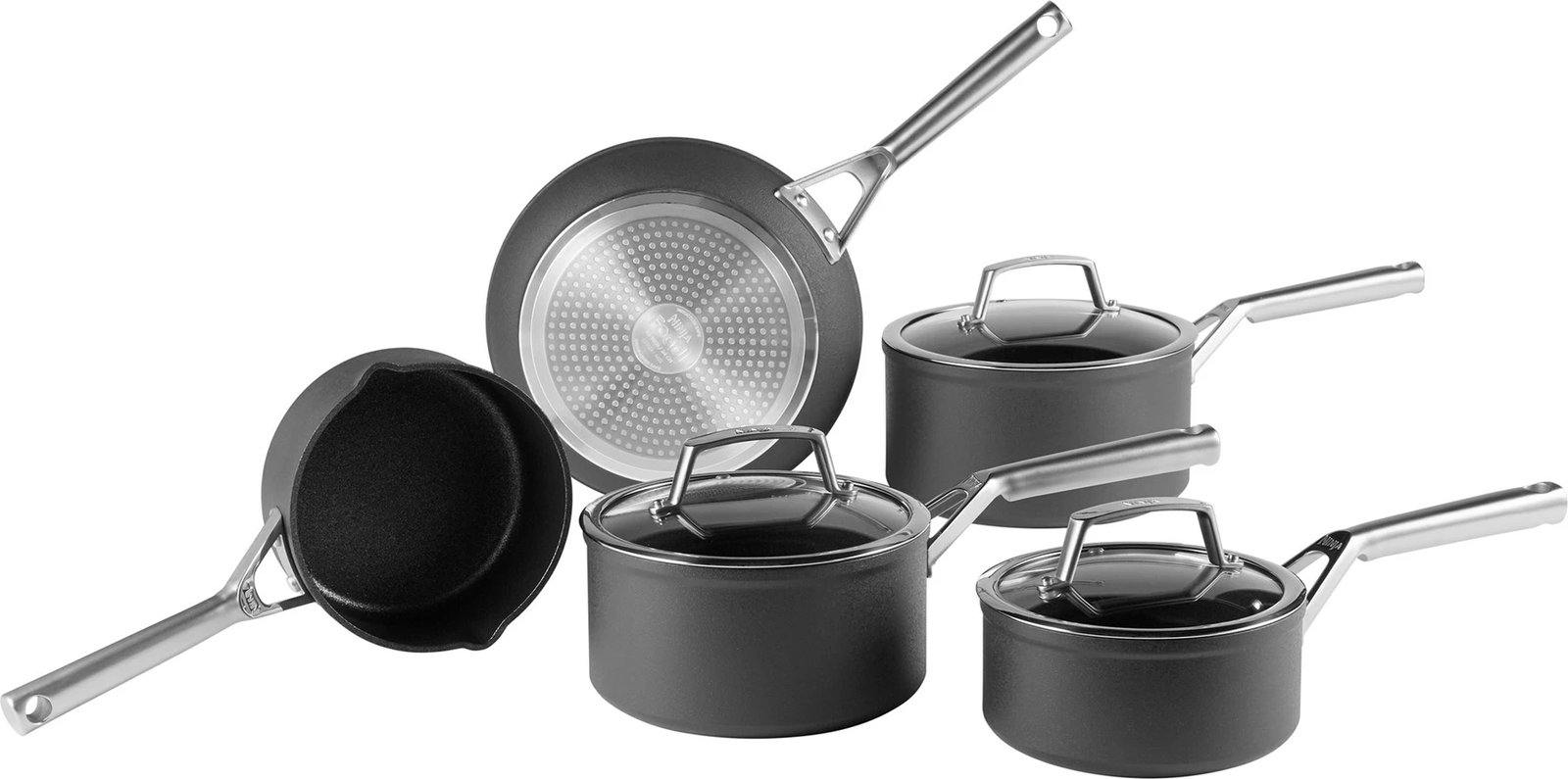 Set tenxheresh e tiganësh NINJA Foodi ZEROSTICK C35000EU, 5 copë, gri