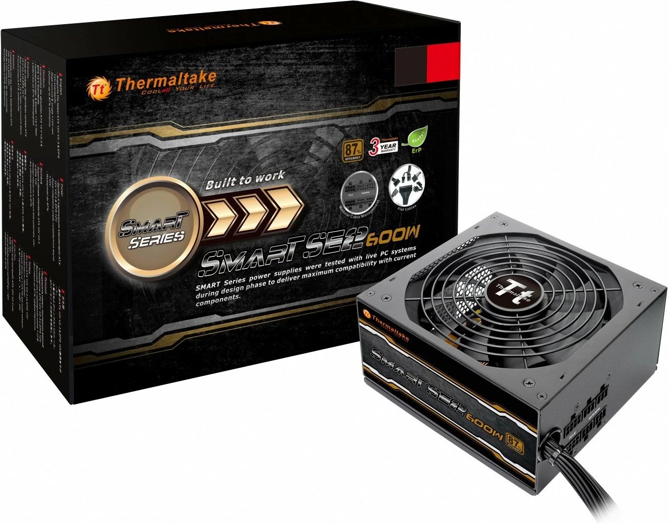 Kasë energjie Thermaltake Smart SE2 600W, modular, e zezë