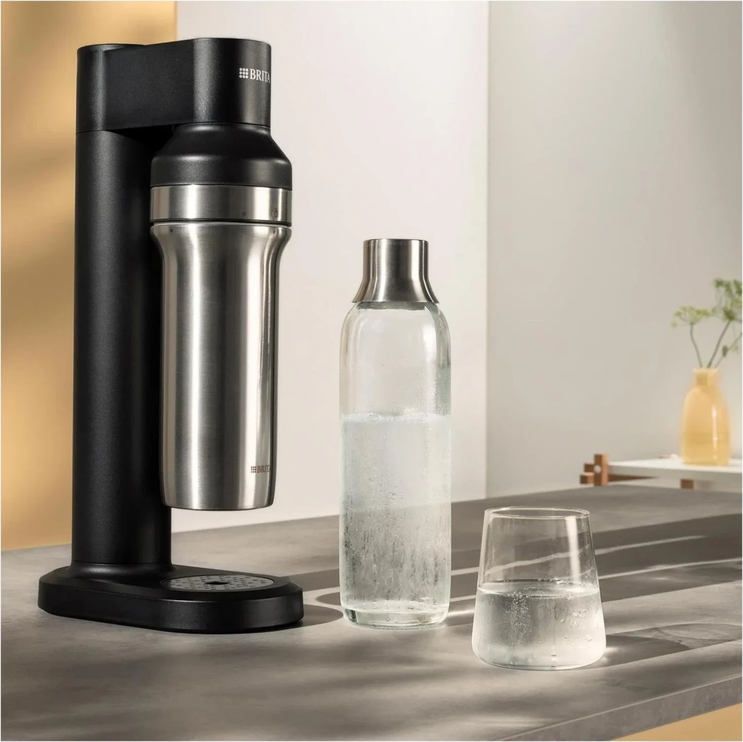 Shishe Brita SodaTrio, 1 L, transparent