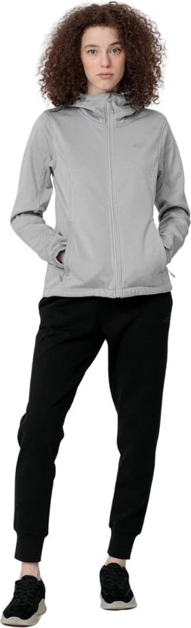 Jakne softshell për femra 4F, gri