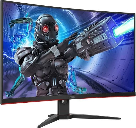 Monitor, AOC C32G2ZE BK, 31.5 inç i lakuar, TFT/LCD, i zi