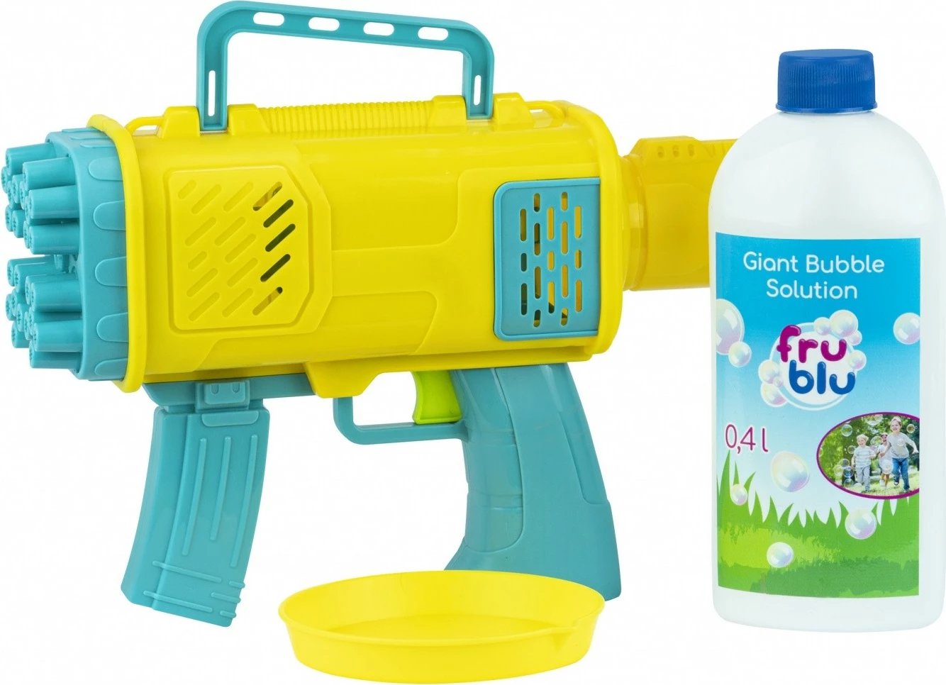 Lodër Bubble Blaster Tm Toys DKF0455 me solucion 0.4L, Blu/Verdhë
