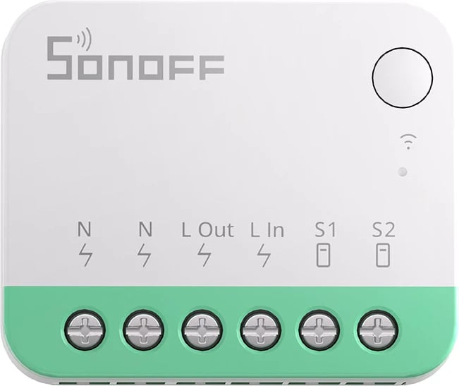 Switch smart Sonoff MINIR4M, Matter, Wi-Fi, i bardhë