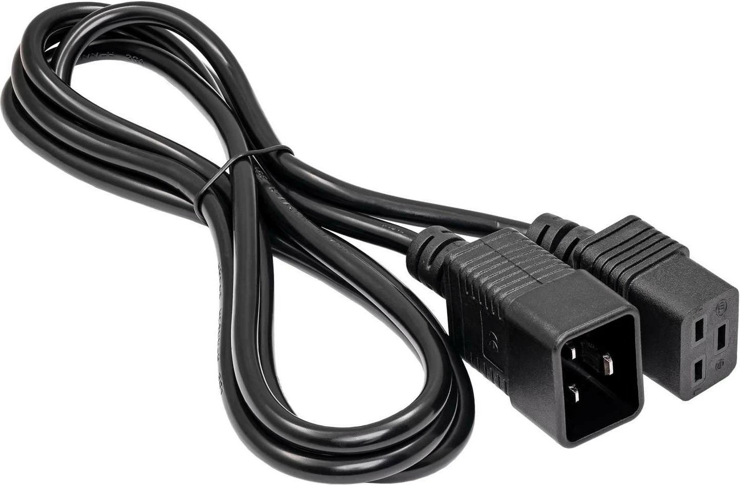 Kabllo rryme Akyga AK-UP-03, IEC C19/C20, 1.8m, e zezë