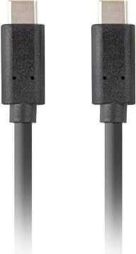 Kabllo USB-C Lanberg, M/M, 1.8m, e zezë