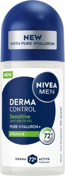 Deodorant roll-on për meshkuj Nivea Men Derma Control Sensitive 50ml