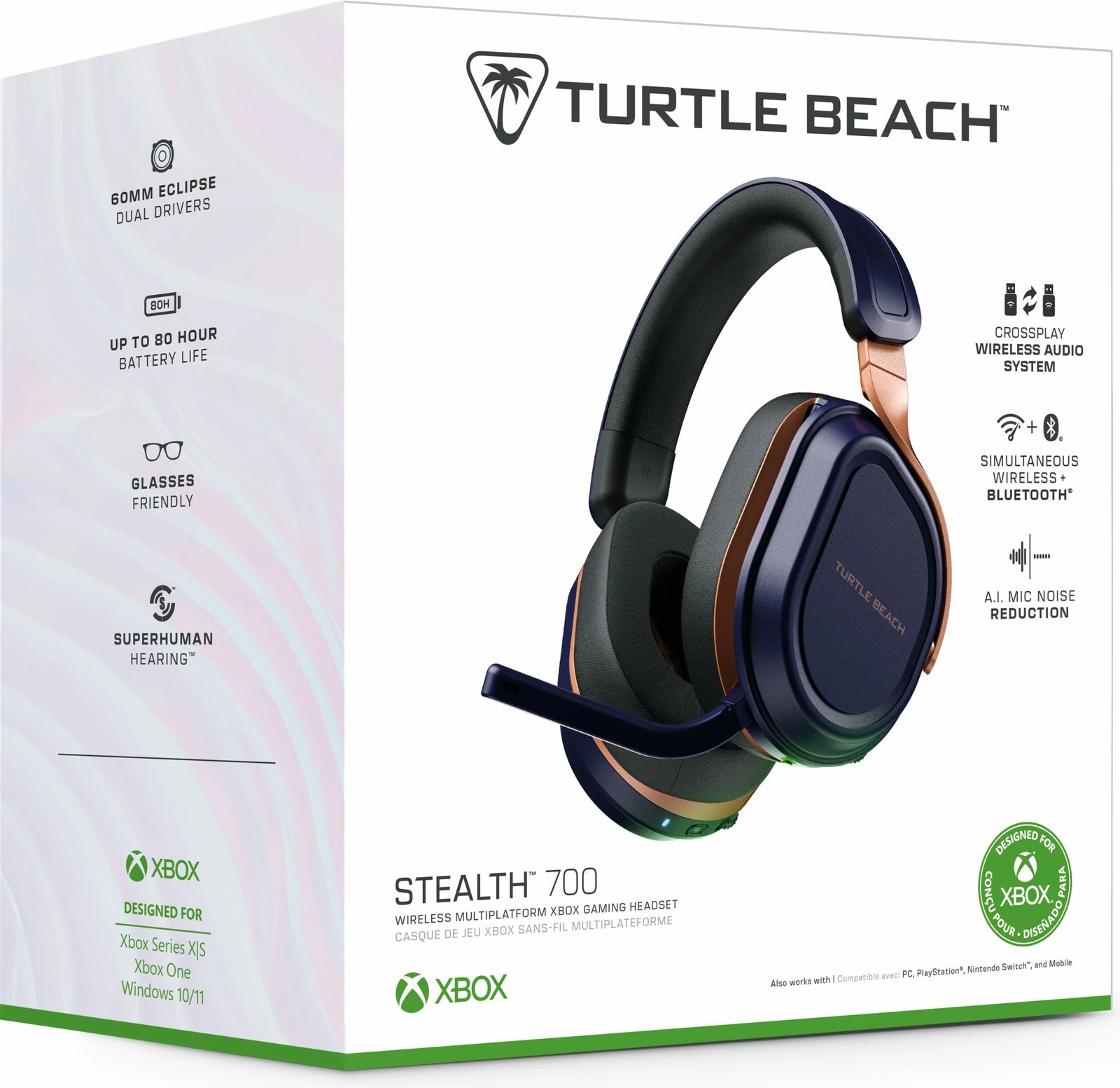 Kufje Turtle Beach Stealth 700 GEN 3 Xbox, wireless, cobalt