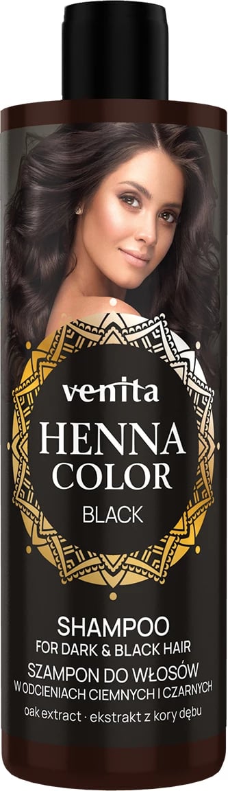 Shampon për femra Venita Henna Color Black 300ml