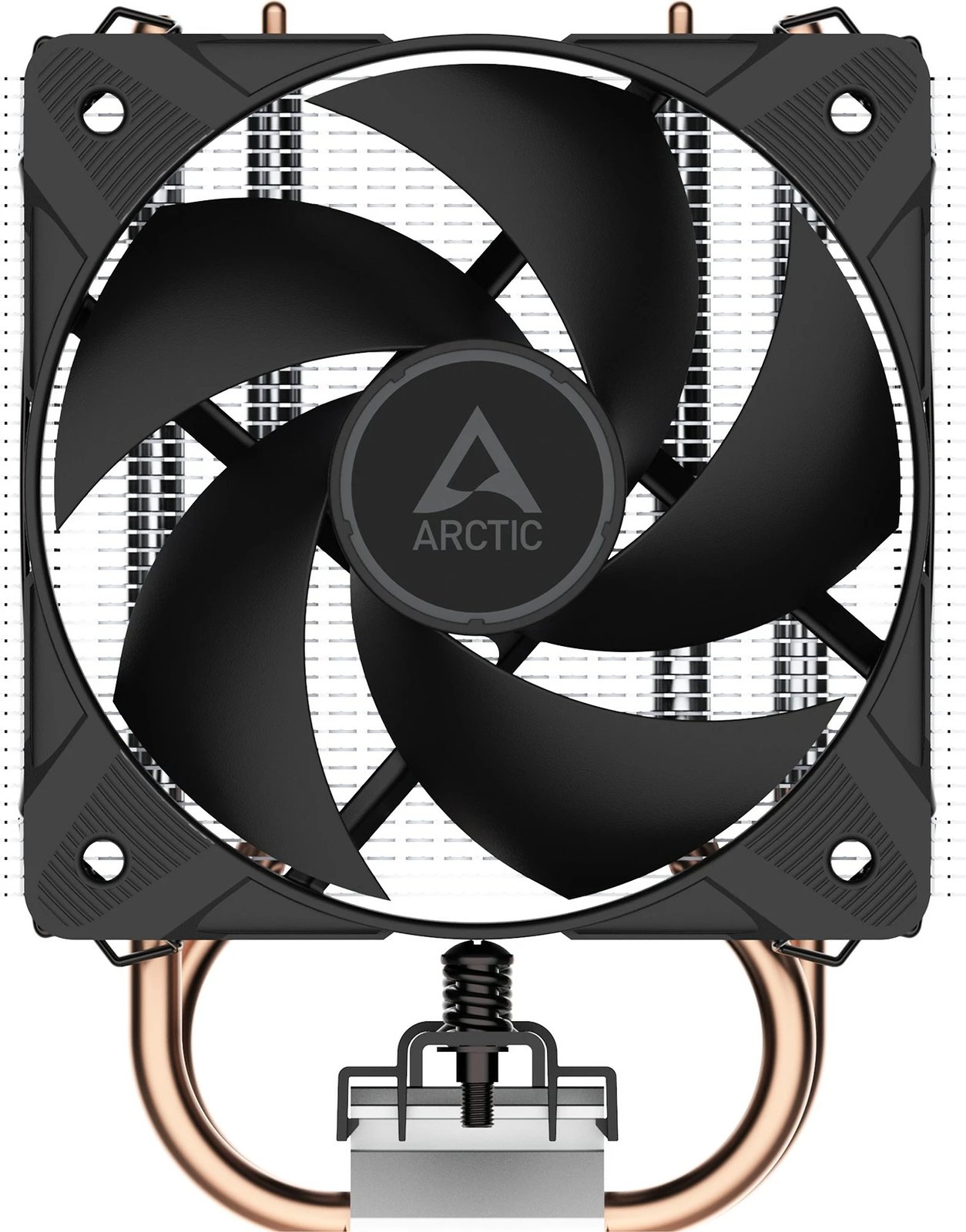 Ftohës ajri për procesor ARCTIC Freezer 8A CO, 2 ventilatorë 10cm, PWM, Socket AM4/AM5, alumini, zi