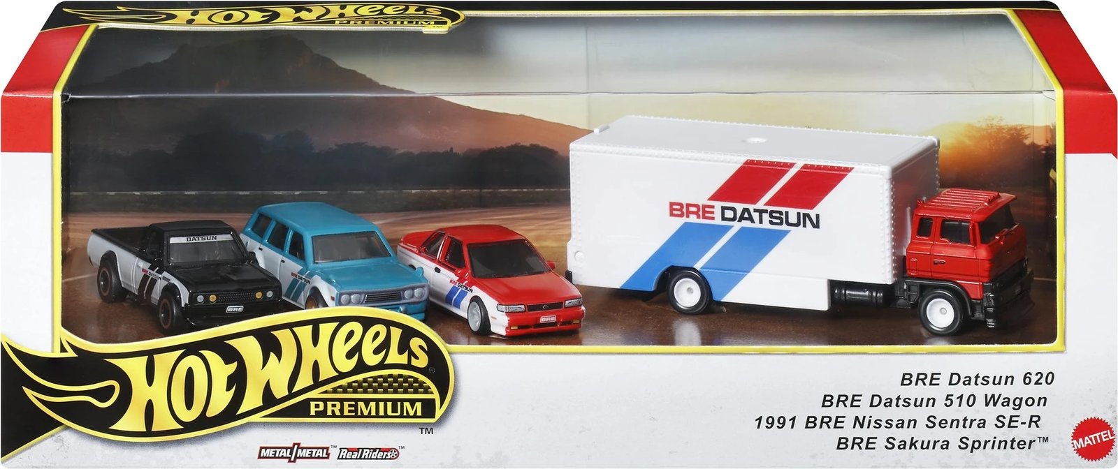 Set koleksionues Hot Wheels Premium BRE Team, Multingjyrësh