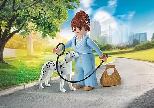 Set lodrash Playmobil My Life 71736, grua me Dalmatian, 8 pjesë