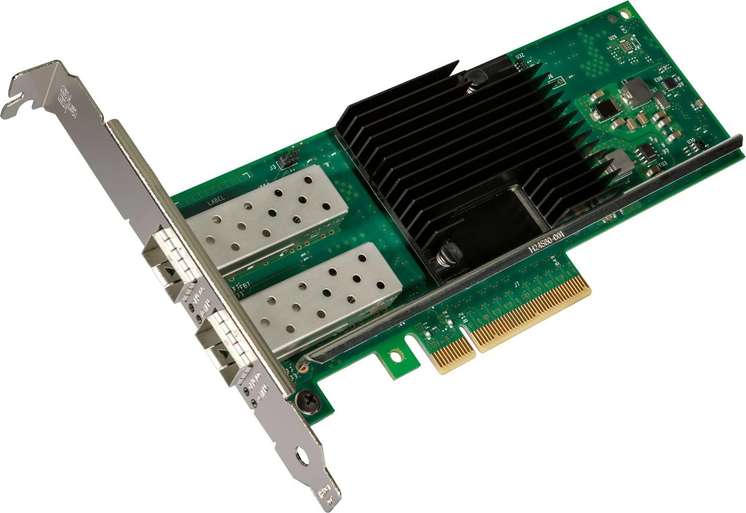 Kartë rrjeti Intel X710DA2, PCI Express, Fiber, 10000 Mbit/s, e zezë, e gjelbër