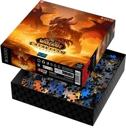 Puzzle Premium Cenega Publishing World of Warcraft Cataclysm Classic, 1000 copë, Shumëngjyrësh