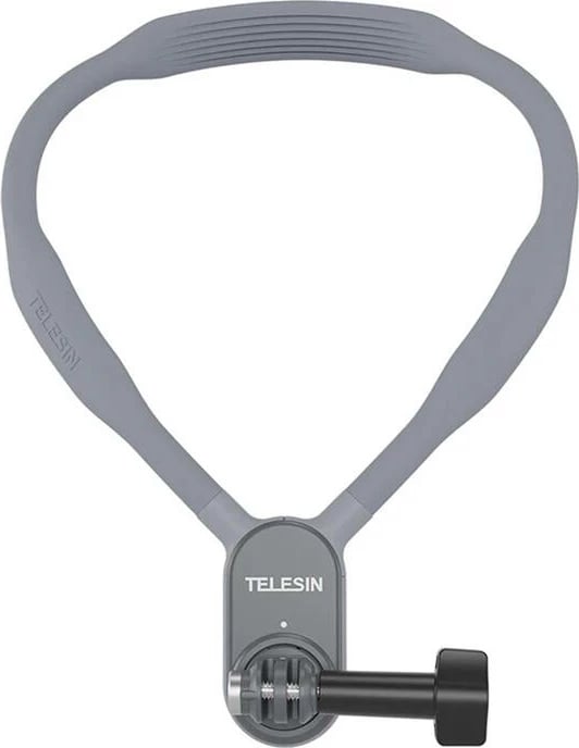 Qafore për kamera sportive dhe celular, Telesin TE-HNB-002, silikon, Gri