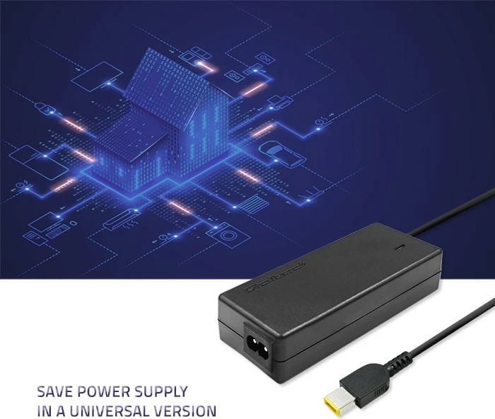 Furnizues energjie Qoltec 50053.65W.LEN për Lenovo, 65W, 20V, 3.25A, Slim Tip