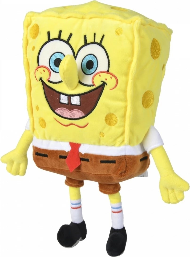 Lodër pelushi Simba SpongeBob SquarePants 35 cm, shumëngjyrëshe