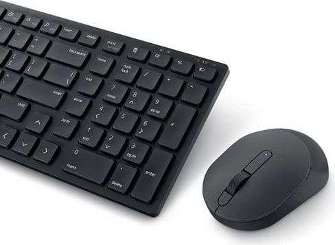 Kasë tastierë-maus DELL KM555, wireless, Bluetooth, QWERTY, e zezë