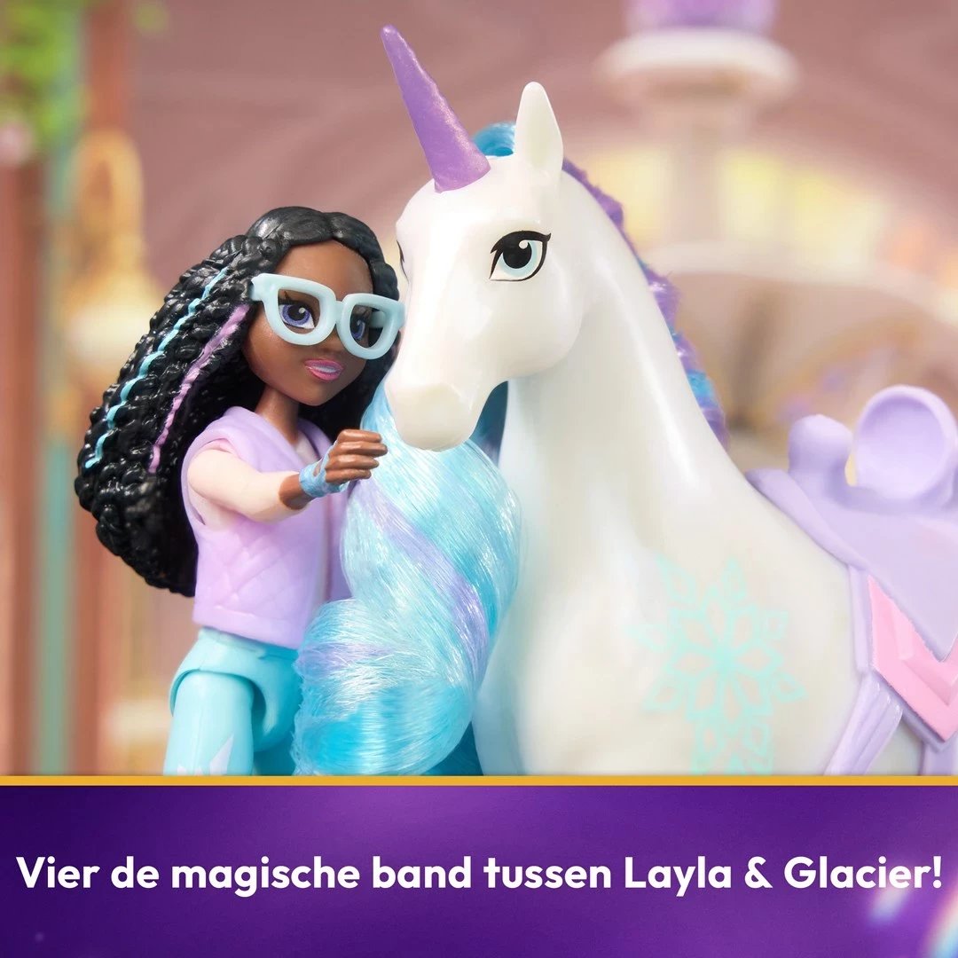 Lodër SPIN MASTER Unicorn Academy Layla & Glacier, Multikolor