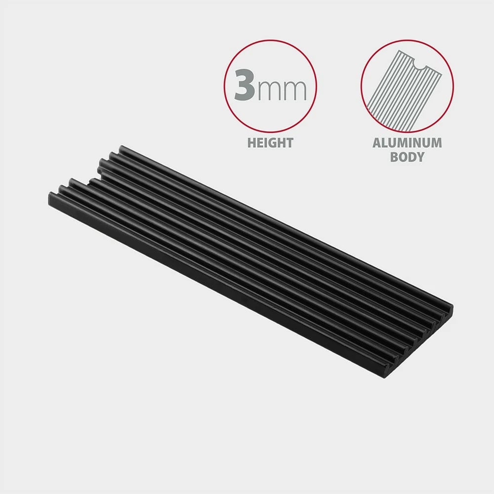 Radiator pasiv AXAGON CLR-M2L3 për SSD M.2, alumini, 3mm, i zi