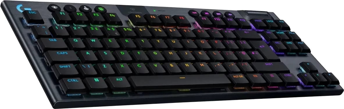 Tastierë Logitech G915 X TKL, RGB, wireless, e zezë