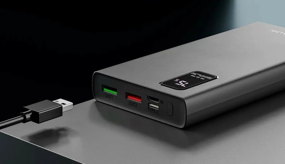 Powerbank Extralink EPB-067B, 10000 mAh, 22.5W Fast Charge, i zi
