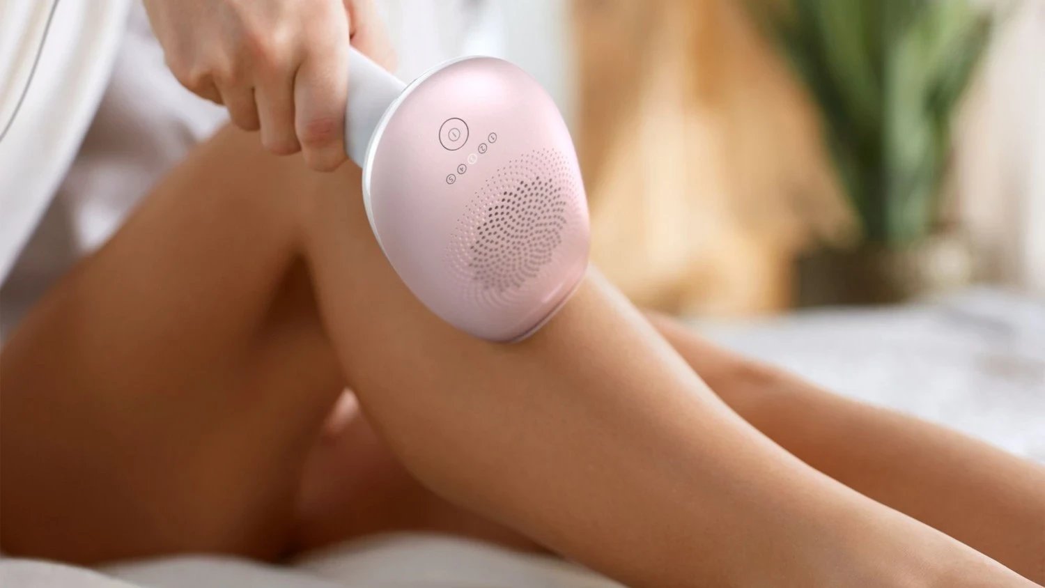Aparat për heqjen e qimeve Philips Lumea Advanced SC1994/00, IPL, e bardhë/rozë