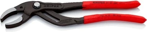 Darë Knipex 81 01 250, për sifone, dorezë plastike, e kuqe