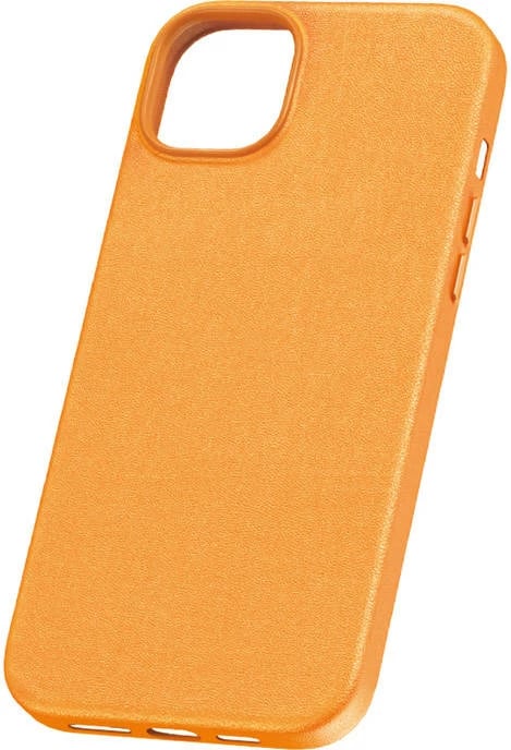 Mbështjellës Baseus Fauxther për iPhone 15 Pro, portokalli