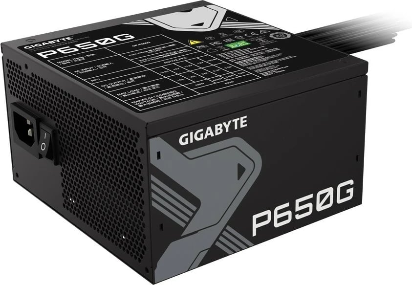 Kasë Gigabyte GP-P650G GEU1, 650 W, 80 PLUS Gold, e zezë