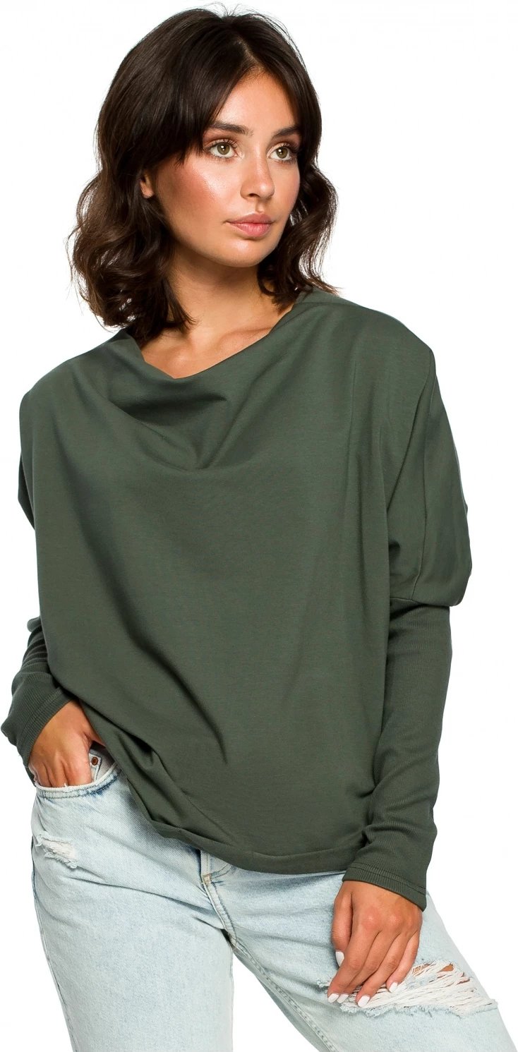 Sweatshirt për femra BeWear model 124062, e gjelbër