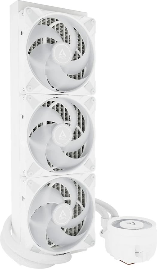 Ftohës uji Arctic Cooling Liquid Freezer III 420 A-RGB, për CPU, i bardhë