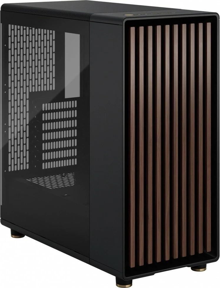 Kasë Fractal Design North Charcoal Black TG Light, ATX, xham i temperuar, e zezë