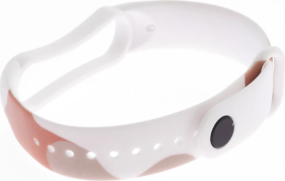 Rrip silikoni Hurtel Strap Moro për Xiaomi Mi Band 5/6, kamuflazh, bezhë/e bardhë/portokalli