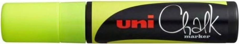 Marker shkumësi Mitsubishi Uni-Ball ChalkGlass, i verdhë