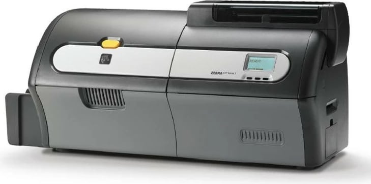Printer kartelash Zebra ZXP7, profesional, gri/zezë