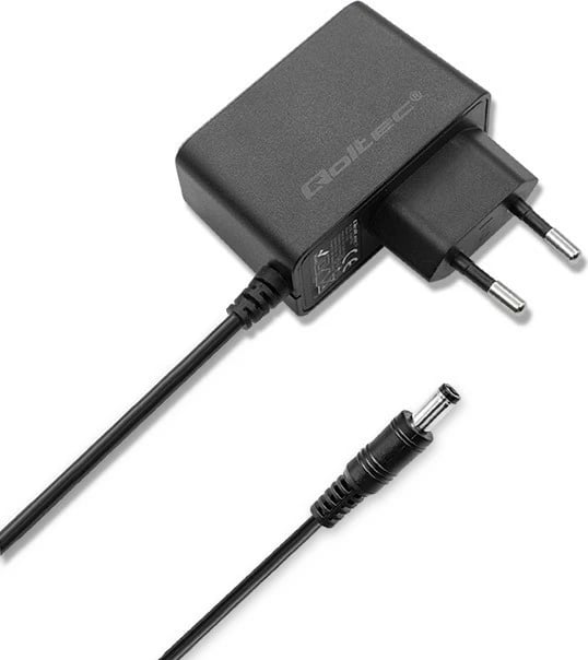 Furnizues energjie Qoltec 52412, 9V, 1A, 5.5x2.1mm, i zi