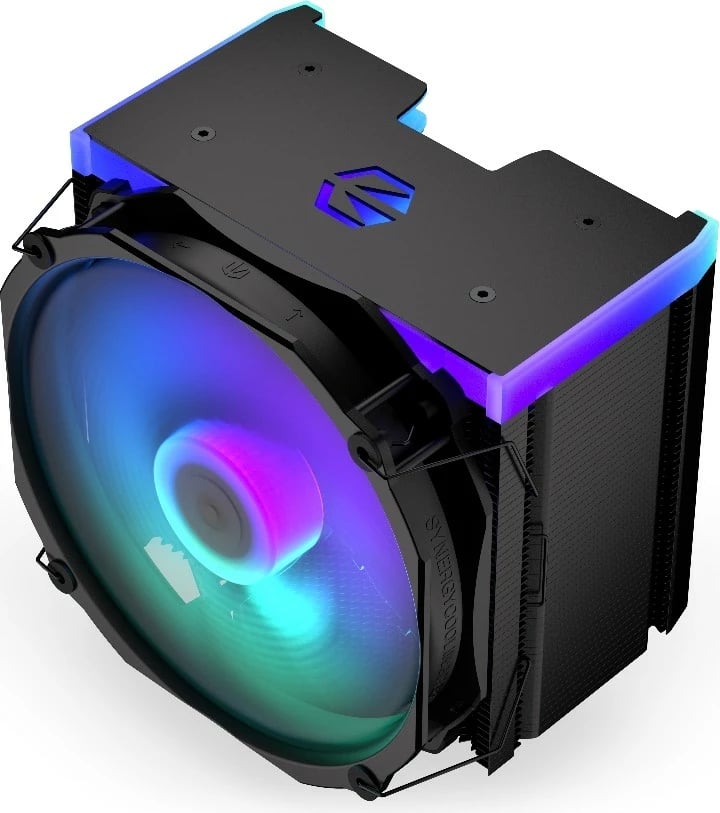 Ftohës CPU Endorfy Fortis 5 Black ARGB EY3A014, me ndriçim ARGB, i zi