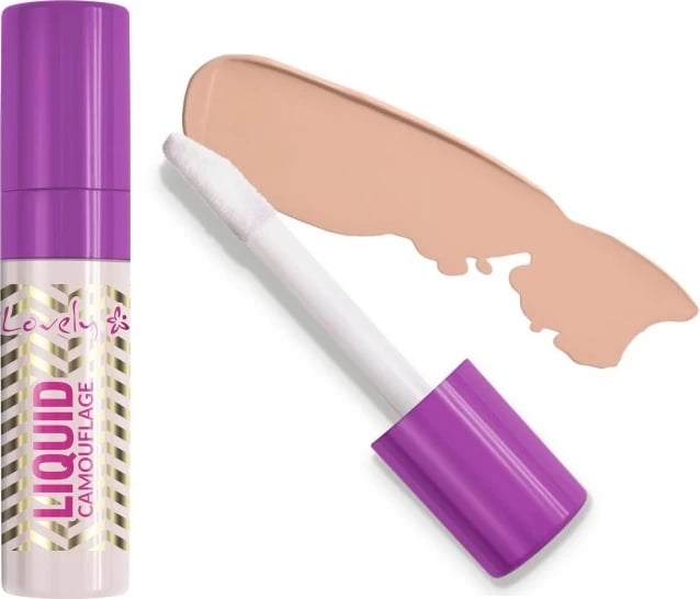 Korektor likuid Lovely Liquid Camouflage Highly Covering Face Concealer 03 për femra, 8ml