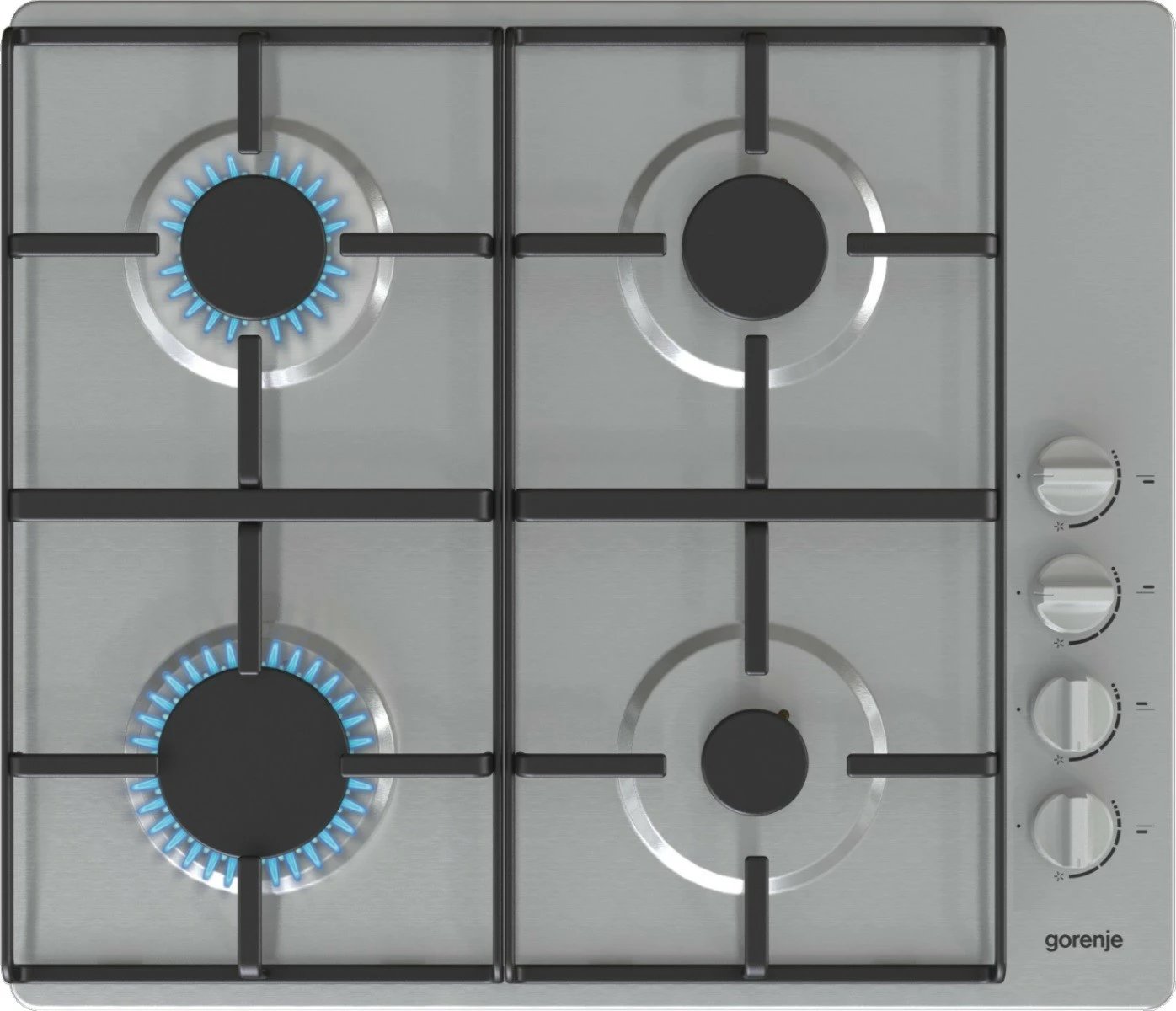 Sobë gazi Gorenje G640XHS, 4 zona, inox