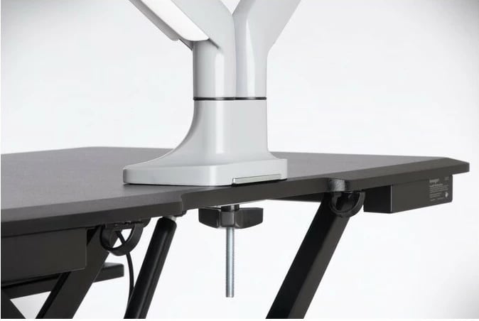 Krah monitori i dyfishtë Kensington One-Touch, 13-32", rregullim lartësie, argjendtë