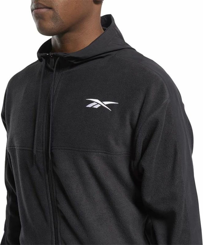 Duks me kapuç Reebok për meshkuj, i zi