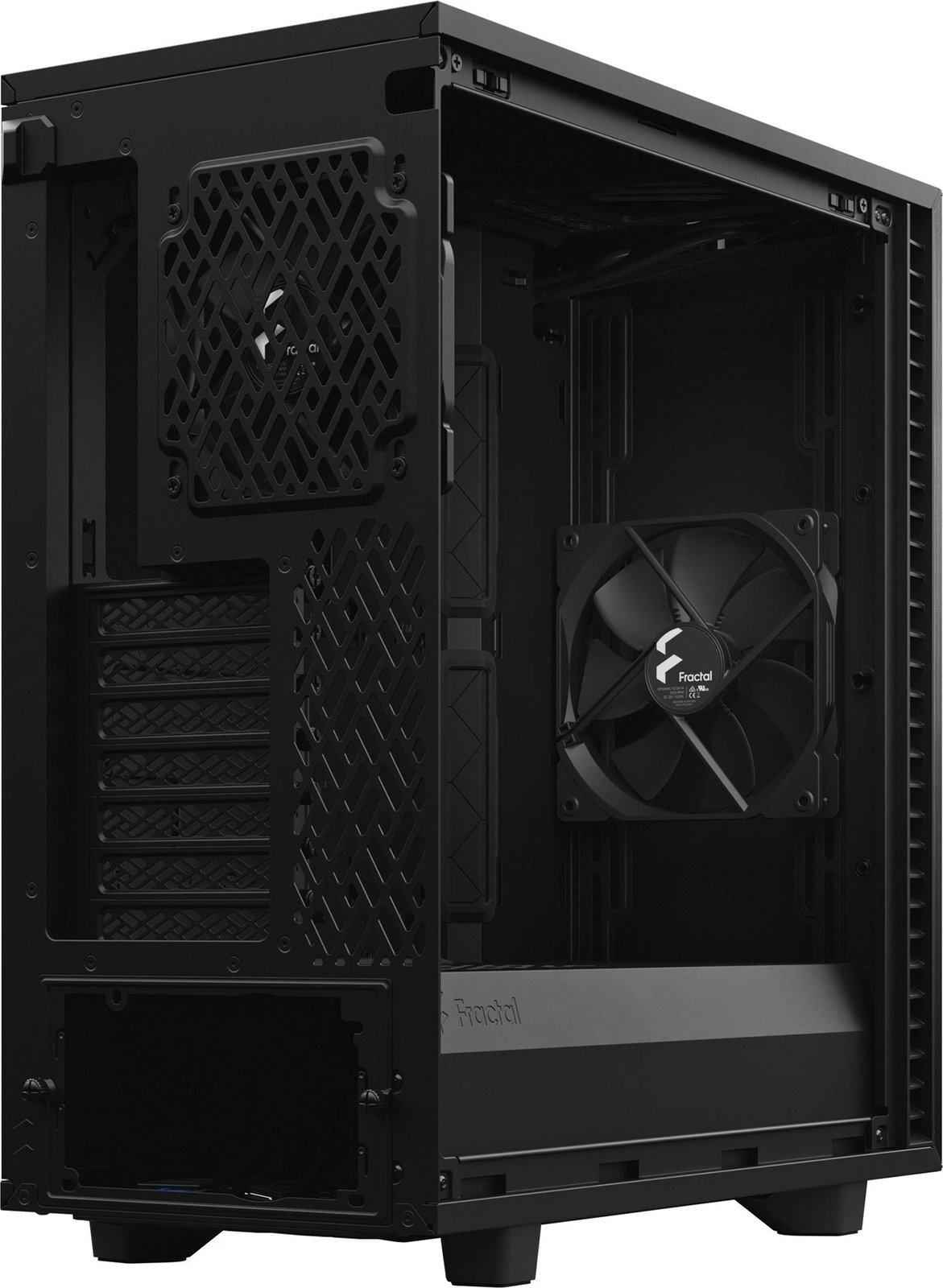 Kasë Fractal Design Define 7 Compact, Midi Tower, ATX, micro ATX, Micro-ITX, e zezë Kasë Fractal Design Define 7 Compact, Midi Tower, ATX, micro ATX, Micro-ITX, e zezë