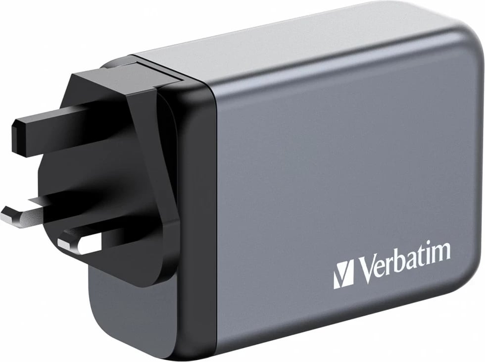 Karikues rrjeti Verbatim GNC-240 GaN, 240W, 3x USB-C PD, 1x USB-A QC 3.0, hiri