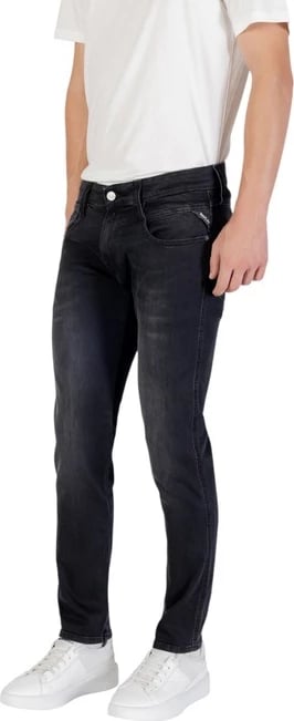 Pantallona Replay jeans meshkuj, të zeza