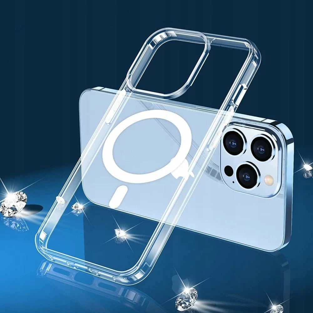 Mbështjellës Tech-Protect MagMat për iPhone 13 Pro Max, Transparent, me MagSafe
