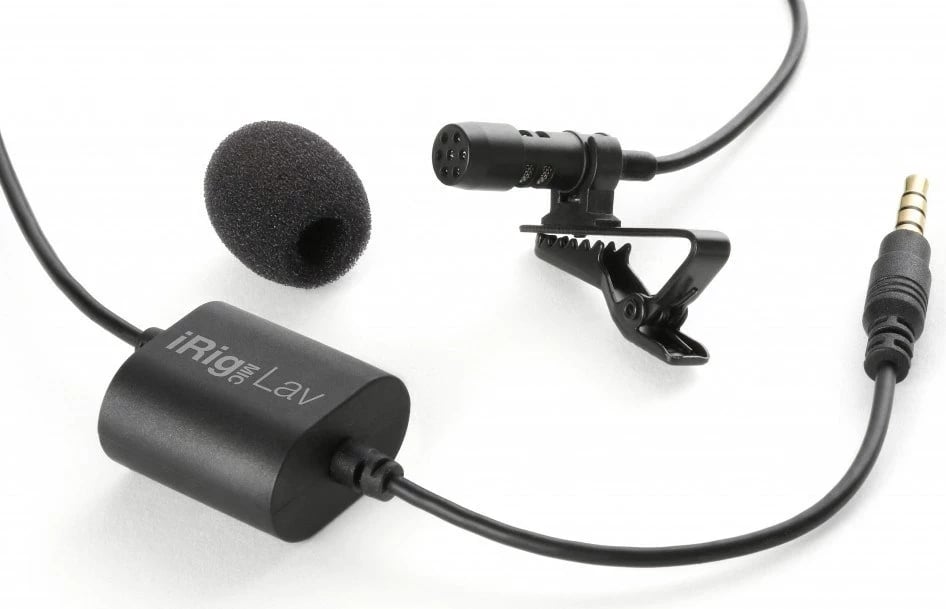 Mikrofon me kapëse IK Multimedia iRig Mic Lav, i zi