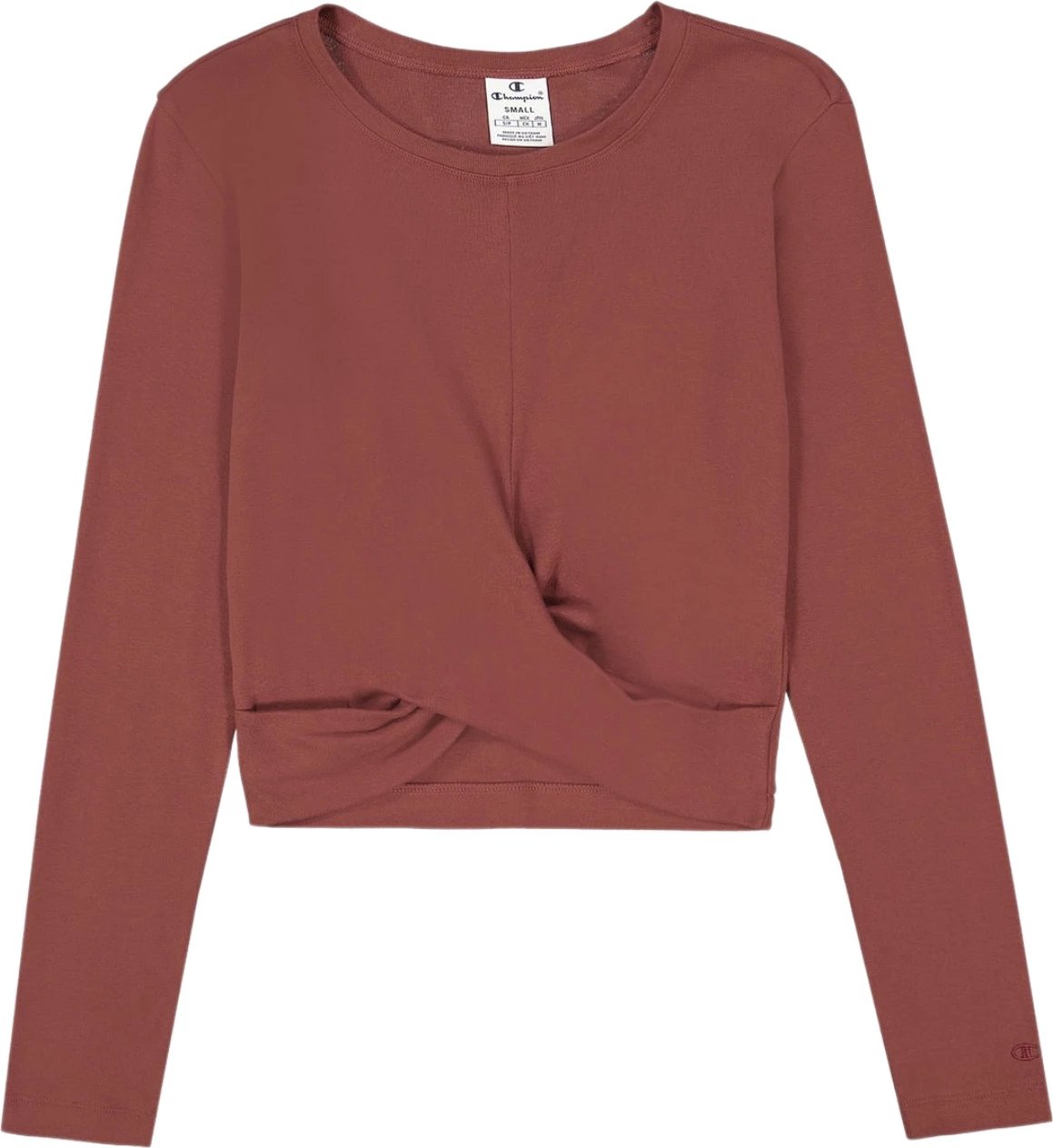 Maicë croptop për femra Champion, kafe