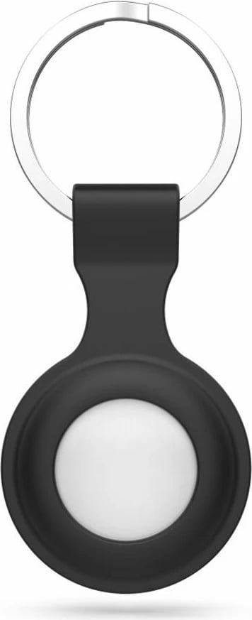 Mbështjellës Tech-Protect Icon për Apple AirTag, silikon, i zi
